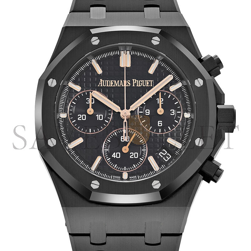 audemars P1g*et royal oak chronograph black ceramic black dial 41mm 26240ce.oo.1225ce.02